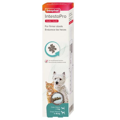 خمیر درمان مشکلات گوارشی سگ و گربه بیفار IntestoPro Beaphar IntestoPro Paste for Cats and Small Dogs وزن 250 گرم